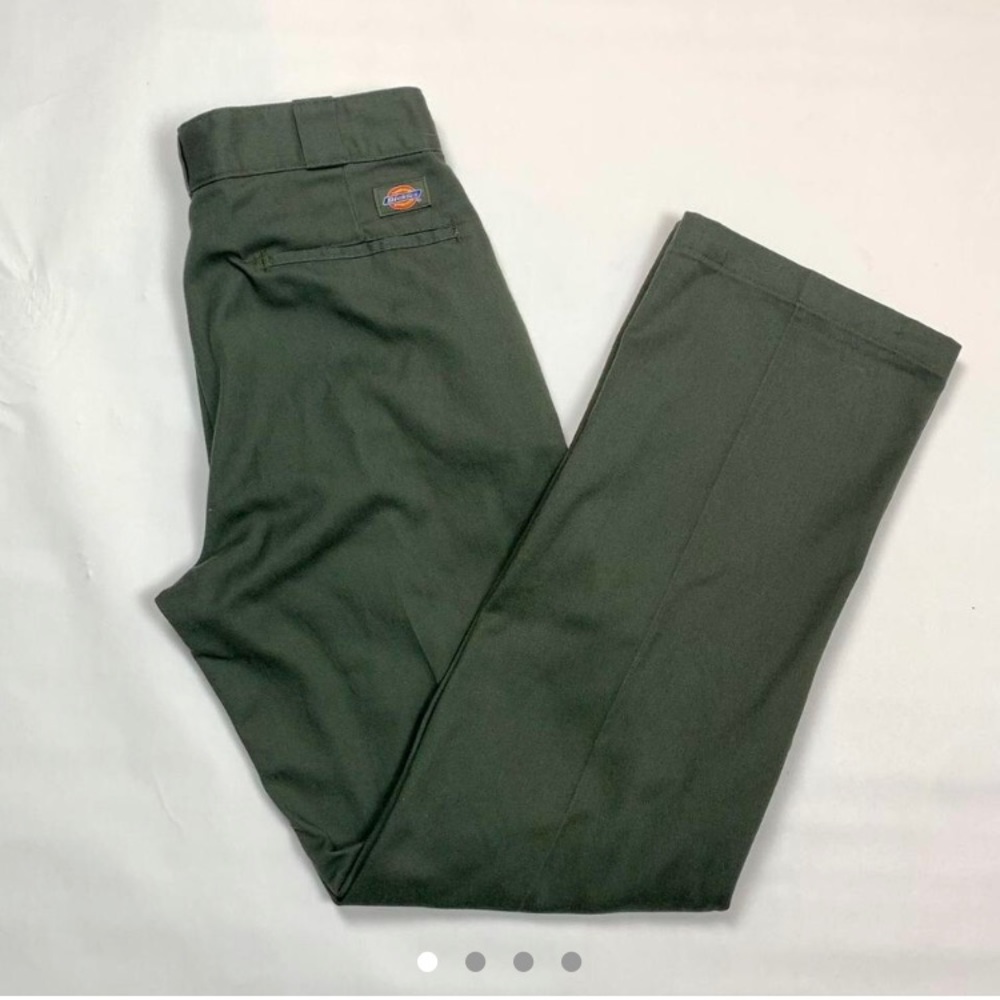 Dickies Dark Olive Green Straight Leg Chinos